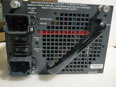 1pc USED PWR-C45-4200ACV for 4500 series switch 4200W AC POE power ...