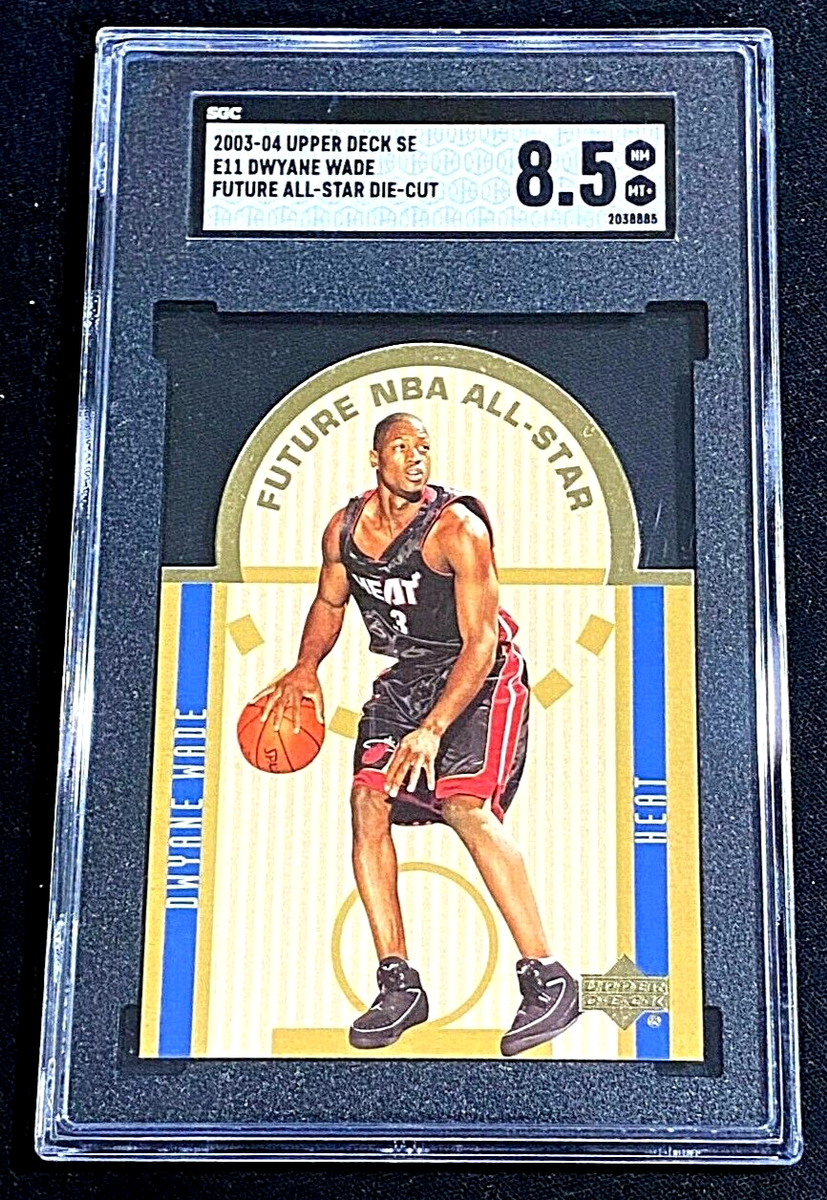 DWYANE WADE 2003-04 UD ROOKIE FUTURE NBA ALL STAR DIE CUT RC SGC