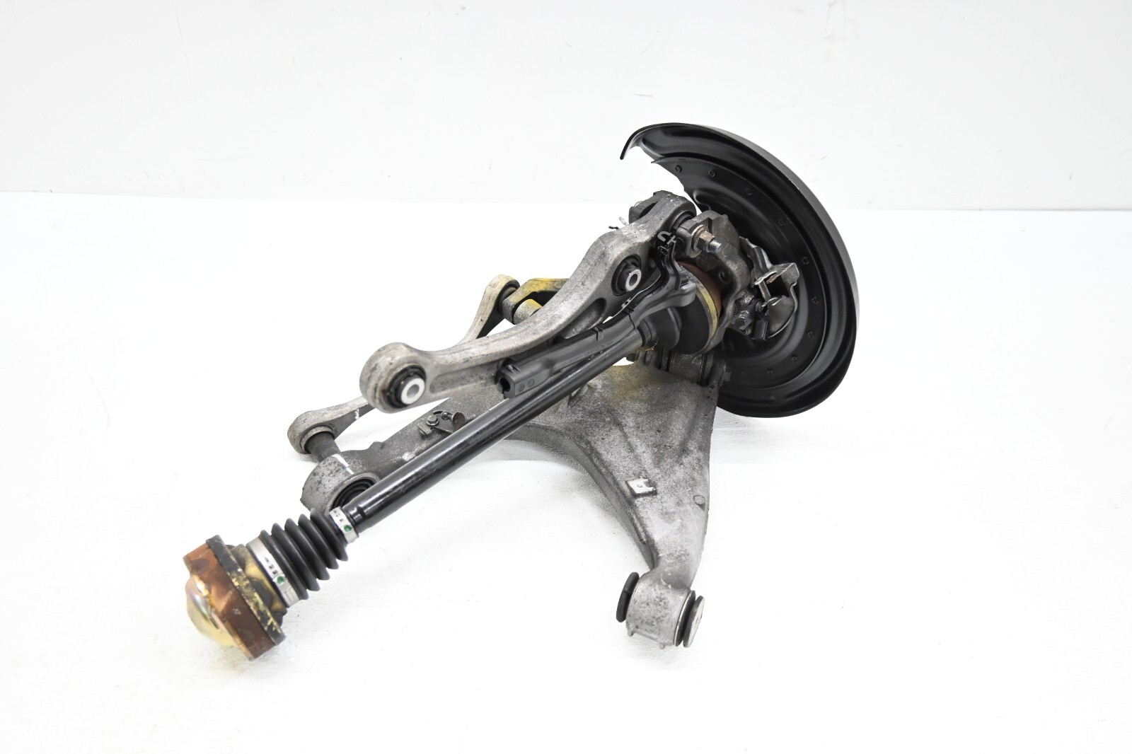 ⭐ 03-12 Bentley Continental Rear Left Suspension Spindle Wheel Hub Axle Set Oem