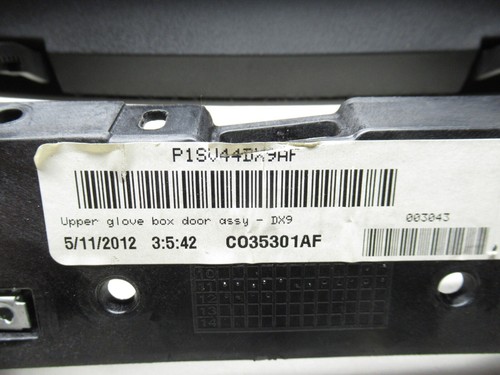2012-2015 Ram C/V Dash Upper Glove Box Door P1SV44DX9AF OEM - Picture 6 of 6