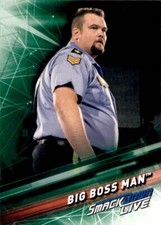 2019 Topps WWE Smackdown Live Base Legend Green #63 Big Boss Man
