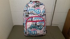 New Billabong Peace Sign Print Backpack Book ...