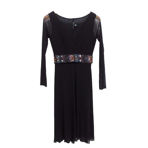 women's long sleeve sweater dress MILLE Brianna Sweater Dress in Black L/XL