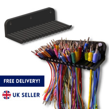 Cable Holder Management Clips Rack Charger Wire Tidy Lead Mount USB Organizer UK