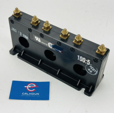 EIL Instruments 3P2-101  Current Transformer Ratio 100:5A 50-400Hz 600V WARRANTY