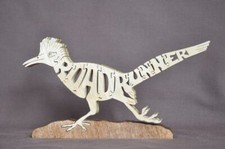 Roadrunner Chaparral Bird Wood Puzzle Toy Amish Made Scroll Saw Figurine Art