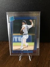 2021 Panini Chronicles Clearly Donruss Red #23 CASEY MIZE RR RC #22/100