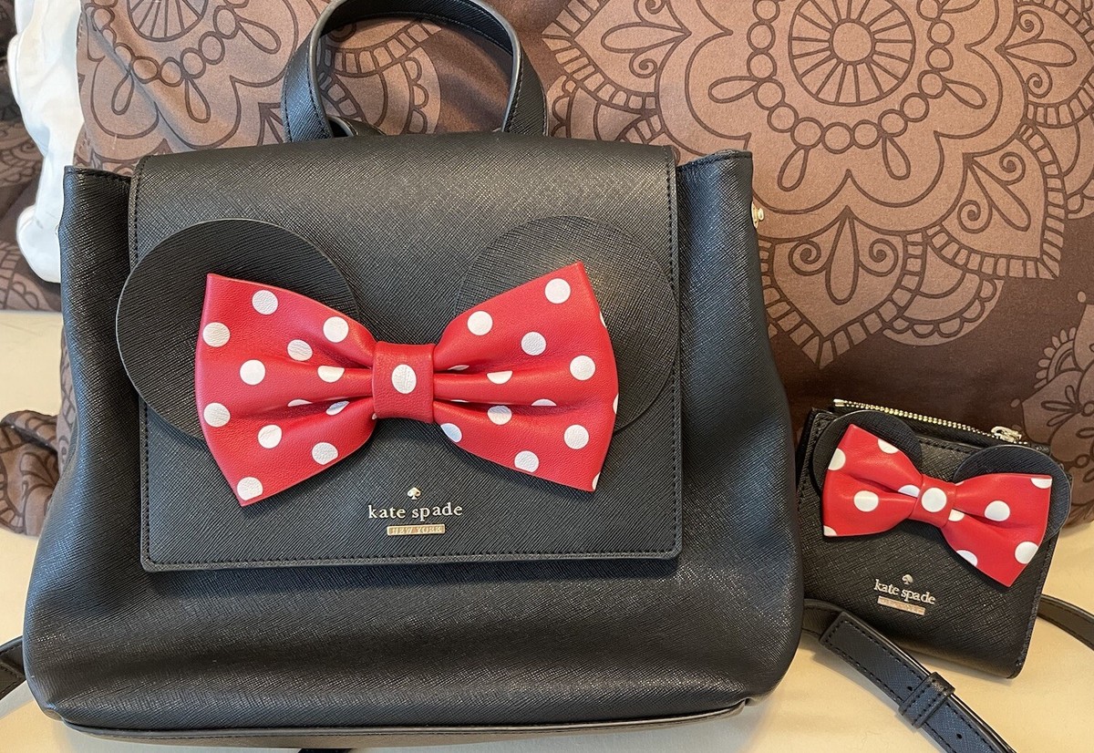 Kate Spade Disney Minnie Mouse Small neema Backpack Bag w 
