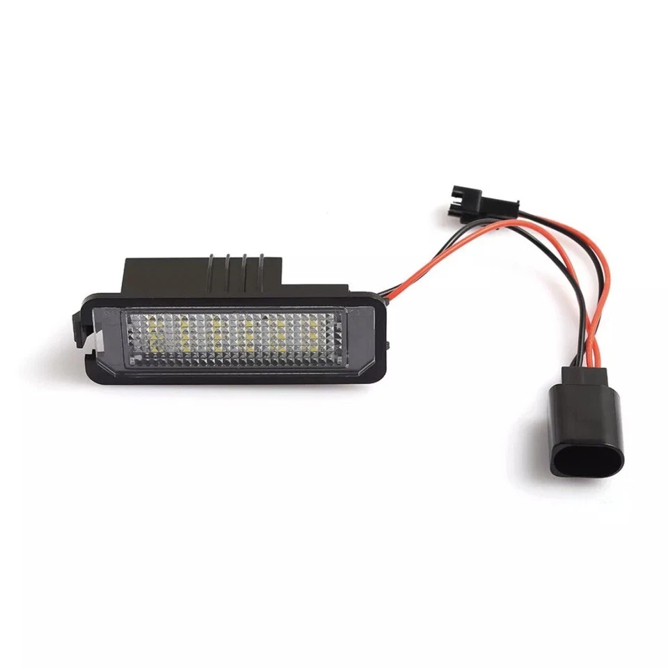 2X VW SCIROCCO REPLACEMENT REAR NUMBER PLATE LED UNITS CANBUS ERROR FREE - Image 2 of 4