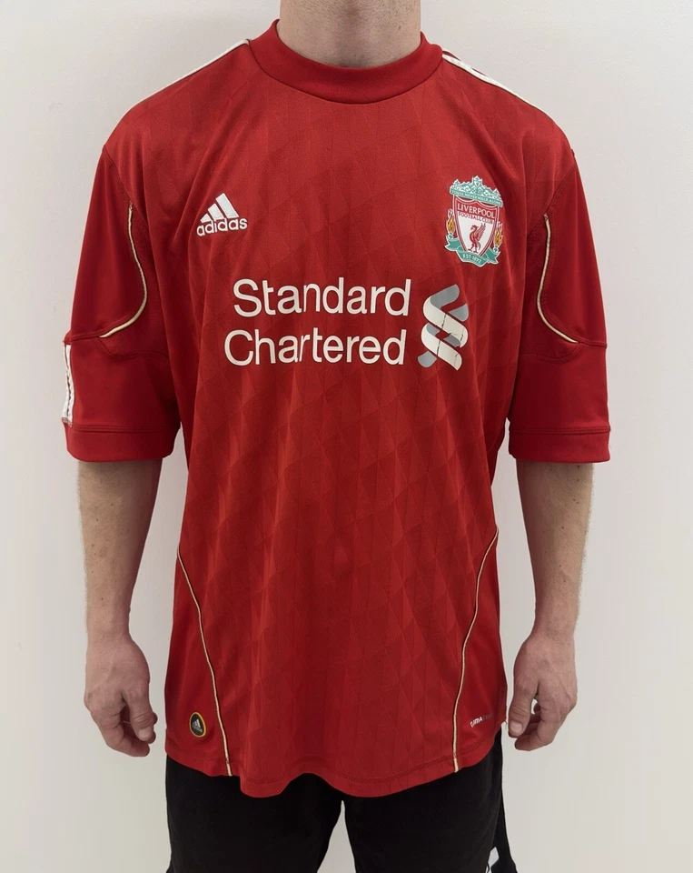 Fc Liverpool 2010 2011 2012 Home Jersey Shirt Soccer Football Adidas #10 Cole - Image 2 of 4