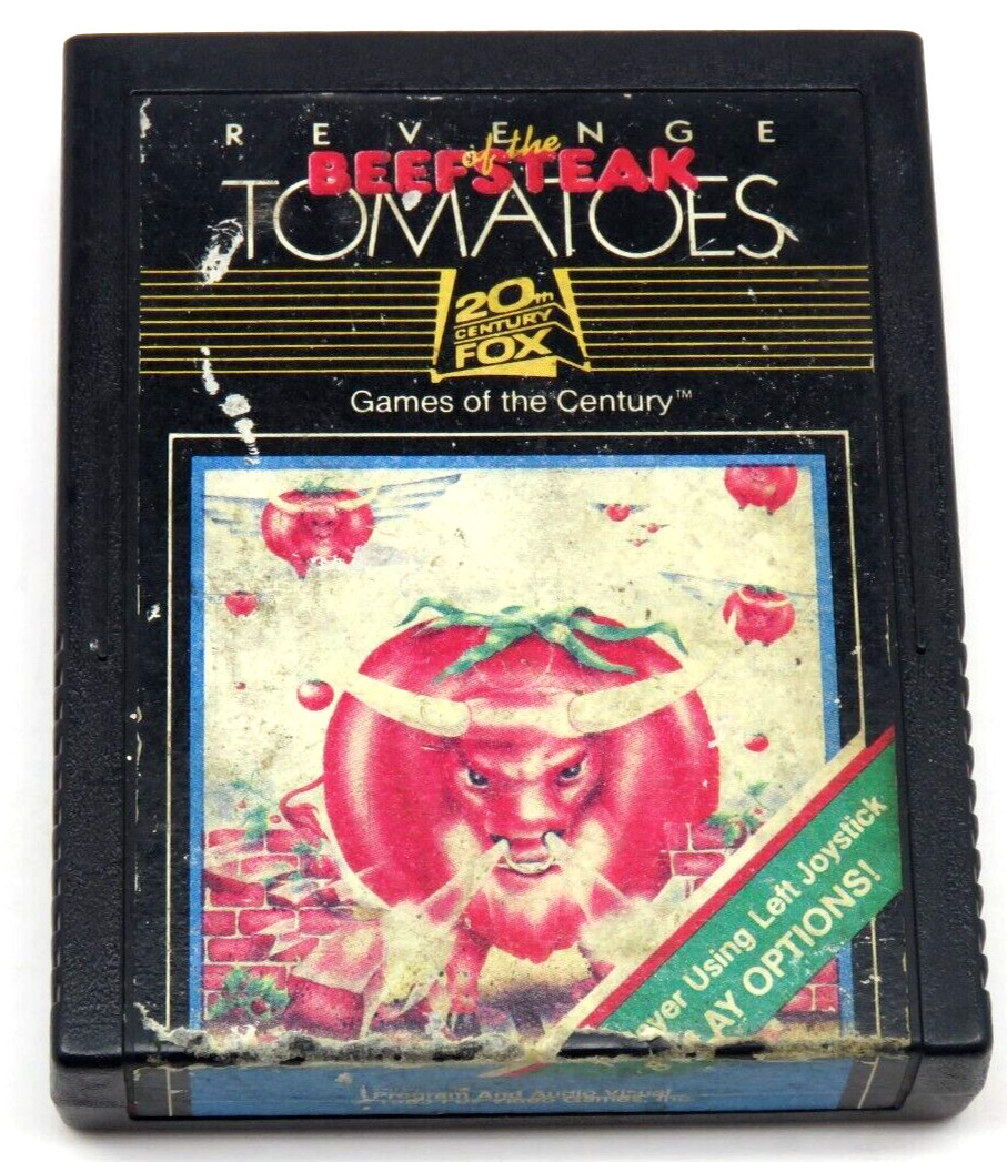 Revenge of the Beefsteak Tomatoes (Atari 2600, 1983) (Cartridge Only) NTSC