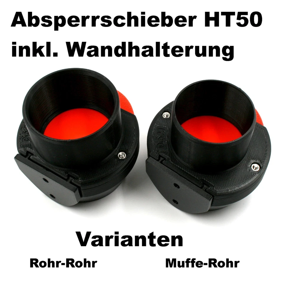 BlastGate DN50 Absperrschieber Sperrschieber Absauganlage HT50 Luftschieber - Bild 2 von 4