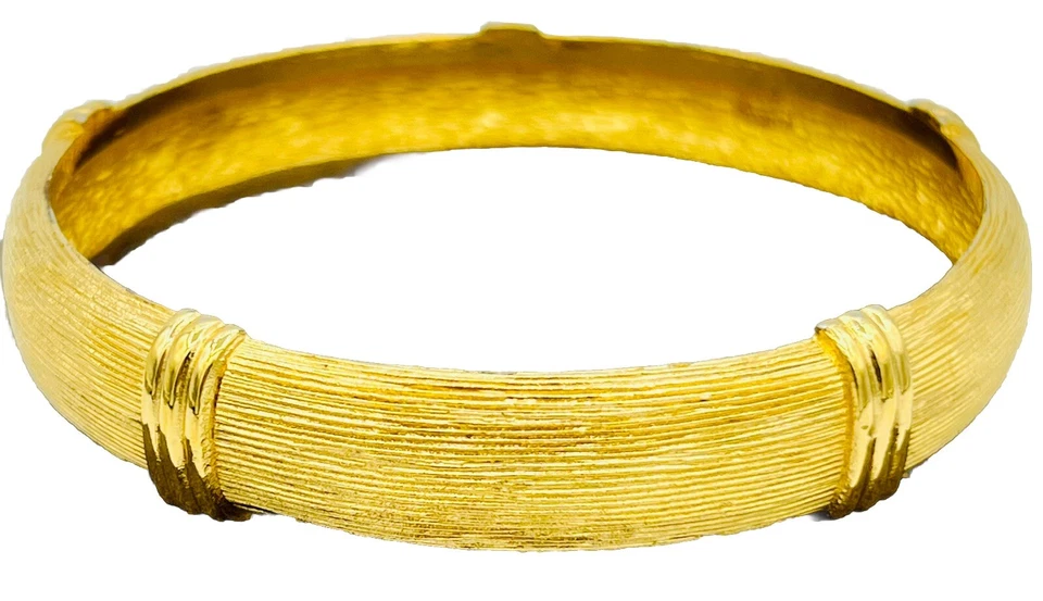 Vintage CHRISTIAN DIOR Vergoldet Armkette/Armreif/Armband,Vintage Schmuck 39g.