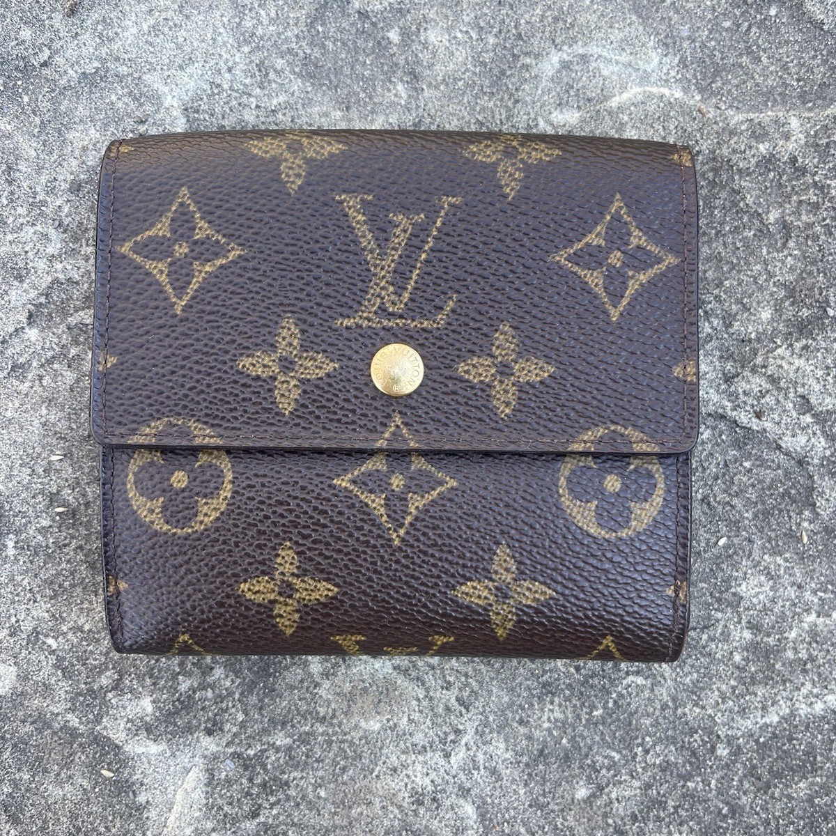 LOUIS VUITTON Monogram Portefeuille Elise Trifold Wallet