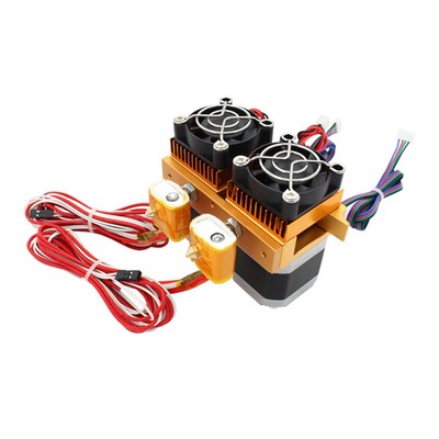 Cheap 04175mm Dual Print Head MK8 Makerbot Extruder Aluminium for 3D Printer New Online Cheap 04175mm Dual Print Head MK8 Makerbot Extruder Aluminium for 3D Printer New Online