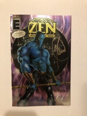 Zen Intergalactic Ninja #0 signed issue COA Maus