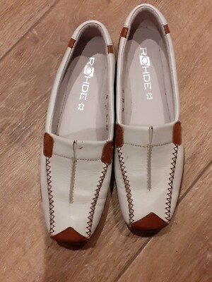 Bequeme Damen Schuhe Weiß von Rhode Größe 40 ( 6 1/2)