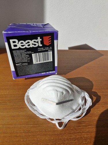 200 Stück à 4 x 50 Beast Filter Masken Atemschutz Maske Staubmasken StaubSchutz - Bild 2 von 2