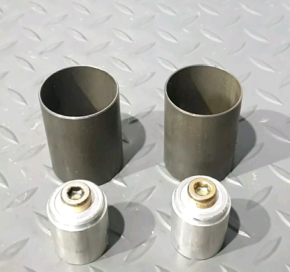 ♻️ Suzuki RF 900 R RF900R 1994 - 1999 Front Fork Oil Locks Spring Guide Spacers - Image 2 of 4