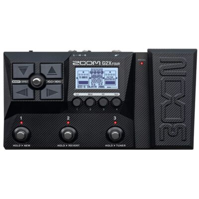 【美品】 ZOOM G2X FOUR Zoom G2X 4 Multi-Effect Guitar Pedal w/ Power Adapter, Headphone