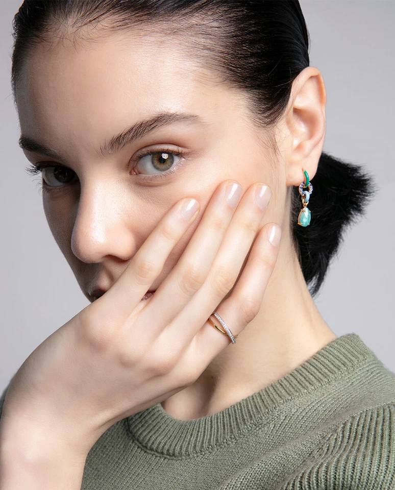 Ring Doppel Bad Für Gold Und Rhodium Viceroy Frau Silber Größe 18 9126a018-30 - Bild 4 von 4