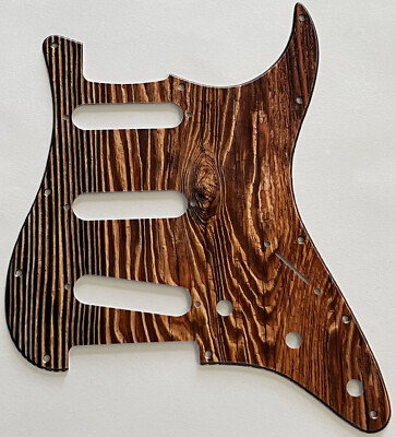 For 3-Ply Fender US 57' 8 screw Stratocaster Strat Guitar Pickguard,Wood Pattern