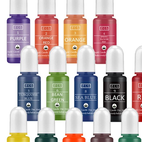 16Pcs Candle Liquid Dye Soap Coloring Liquid Colorants Dye 10ml Paint - Picture 6 of 12