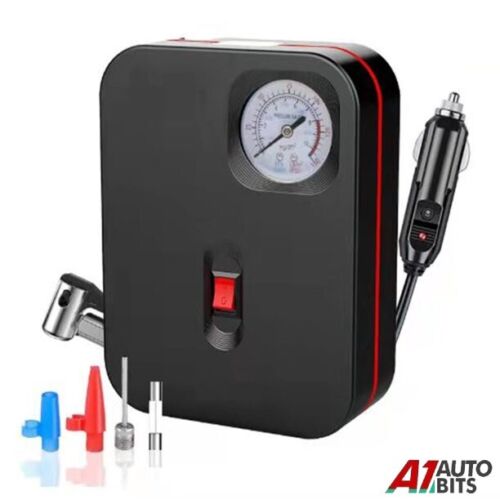 Mini Tyre Pump Inflator Air Compressor 12v Car Motor Cycle Bike Compact 150 PSI - Afbeelding 1 van 13