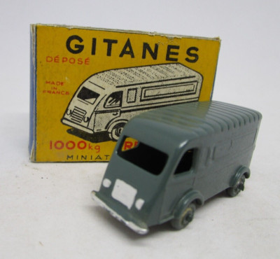 Miniature Gitanes C.I.J Renault 1000kg Fourgon Vert - Échelle 1/100 - Métal