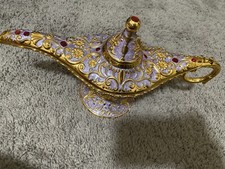 Genie Lamp Bottle Beautiful Metal