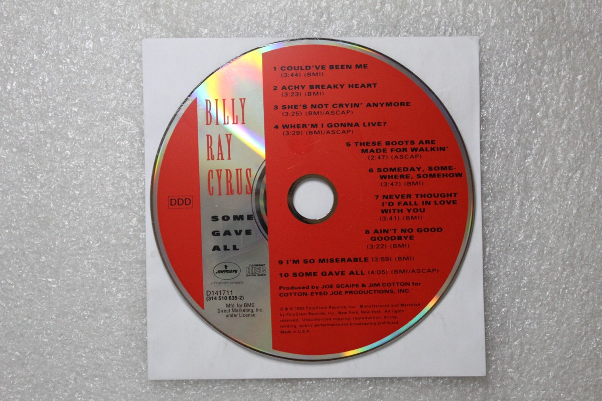 Billy Ray Cyrus - Some Gave All CD 731451063527| eBay