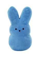 Peeps Plush 17 inch blue Bunny Stuffed Animal Just Born NEW