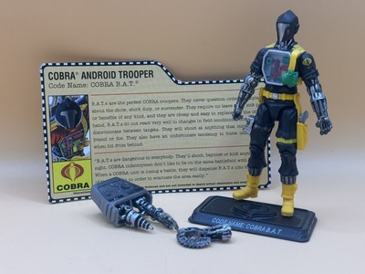 GI Joe 25th Anniversary Cobra B.A.T Fledermaus mit Aktenkarte