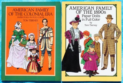 colonial paper dolls