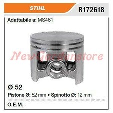 Pistone segmenti spinotto STIHL motosega ms461 172618