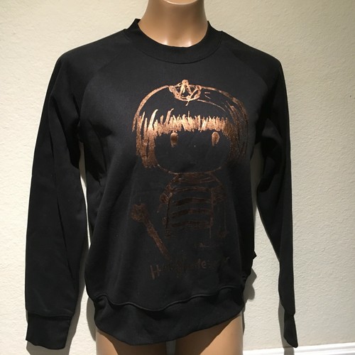 Heroic Rendezvous Classic Black Graphics Sweatshirt  - Women's Sz M