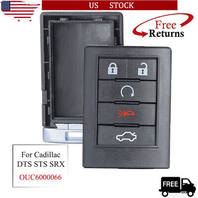 Replacement For 2008 2009 2010 Cadillac CTS Key Fob Remote Shell Case 