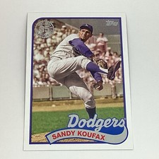 2024 Topps Update Series - 1989 Topps Baseball #89US-33 Sandy Koufax