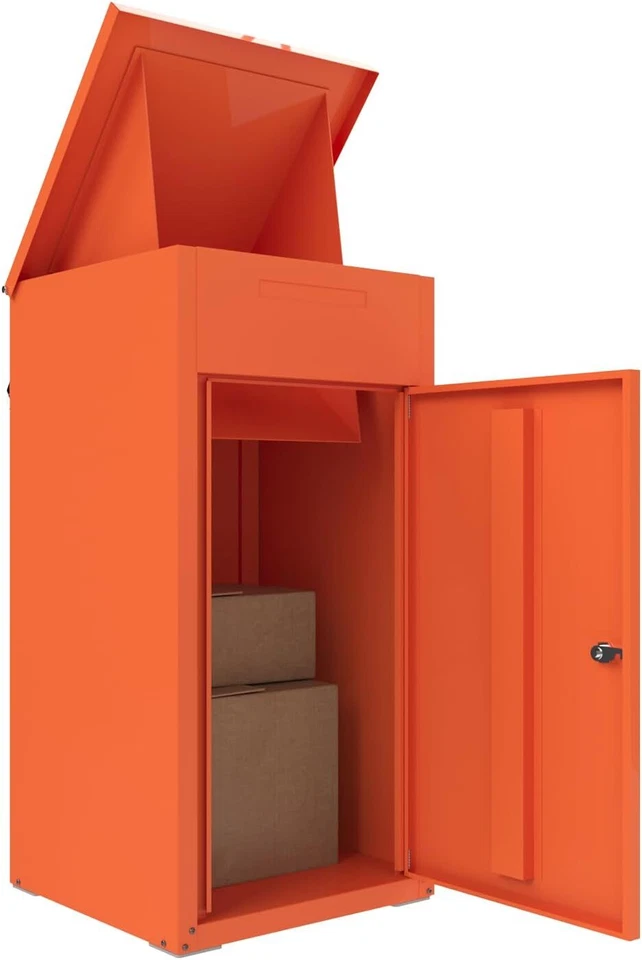 Caja de entrega de paquetes grandes Contenedor de entrega de paquetes con cerradura para el hogar Foto 4 de 4