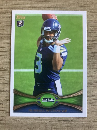 Russell Wilson [Variation] #165 2012 Topps card