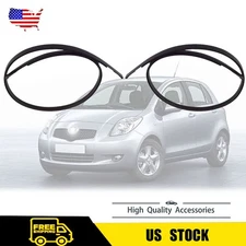 2pcs For TOYOTA 07-11 YARIS HATCHBACK RH + LH ROOF DRIP SIDE FINISH MOULDING SET
