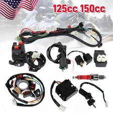 150cc 125cc CDI Wire Harness Kit Stator Assembly Wiring Tool ATV Electric Quad