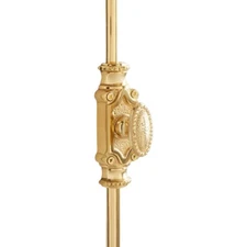Signature Ironmongery Beaded Cabinet Brass Cremone Bolt Hardware 2 feet Polished