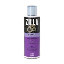 Zilla Shed-Ease Reptile Bath, Shedding Support and 8 Fl Oz Pack of 1 , White