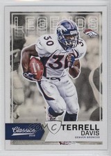 2016 Panini Classics Legends Red Back Terrell Davis #193 HOF c7w