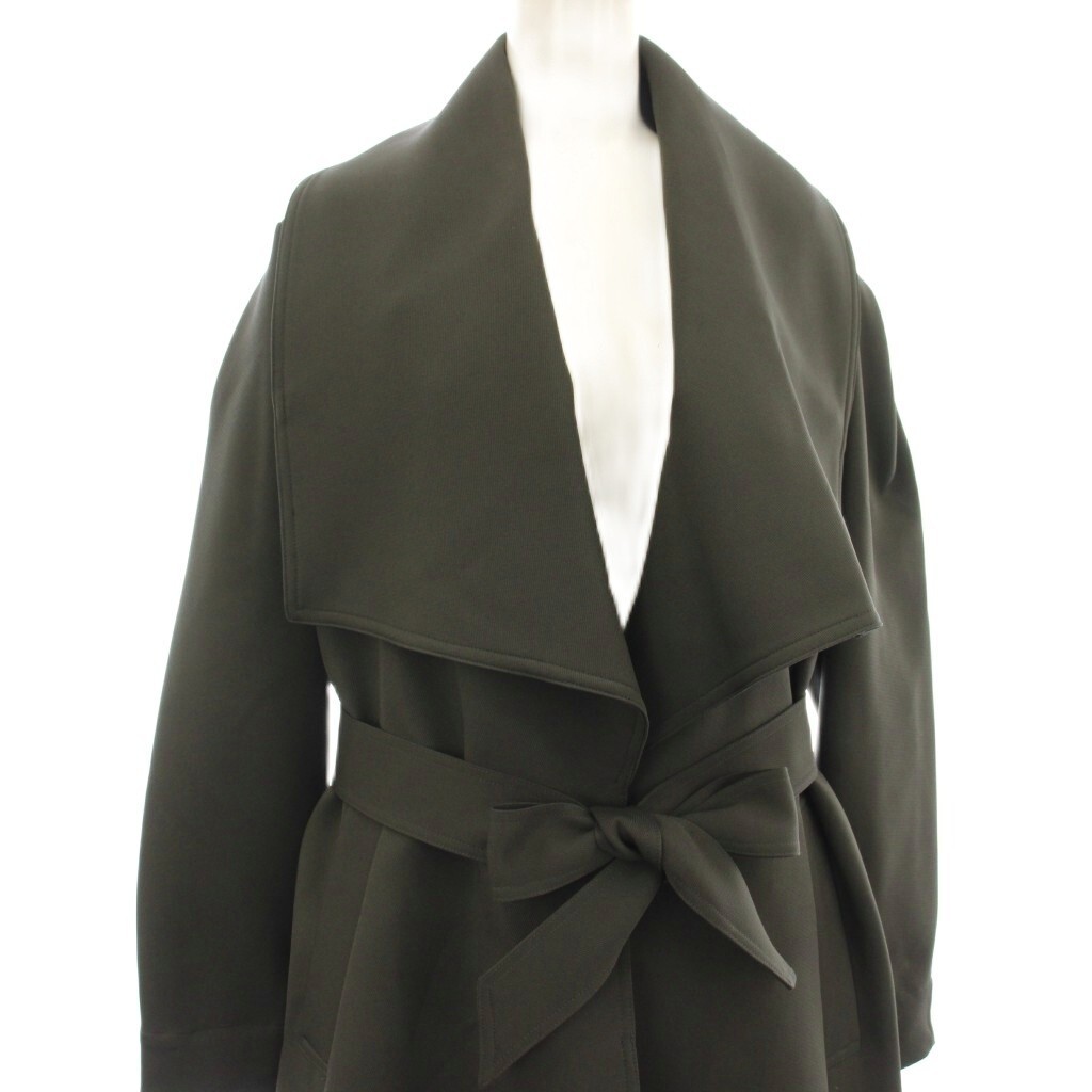 Ameri VINTAGE Big Collar Tuck Shoulder Long Coat … - image 6