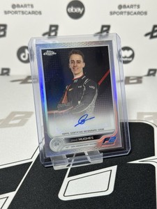 2022 Topps Chrome Formula 1 Jake Hughes Refractor Auto #CAC-JH F2