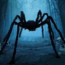 6.5ft Halloween Spider Outdoor Decorations,Scary Giant Large Spider Props..