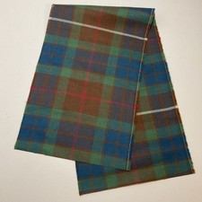 Fraser Hunting Muted tartan mediumwieght  100% Wool fabric 65cm x 19cm 