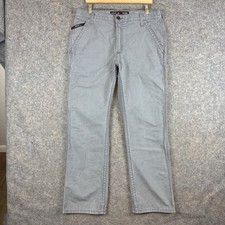 Ariat FR M4 Relaxed Boot Pants Mens 34x32 Gray Workhorse Carpenter CAT2 Westex